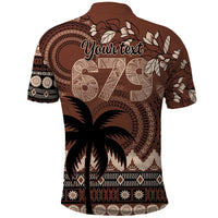 Personalised Bula Fiji 679 Polo Shirt Fijian Tagimoucia Masi Tapa Art LT9 - Polynesian Pride