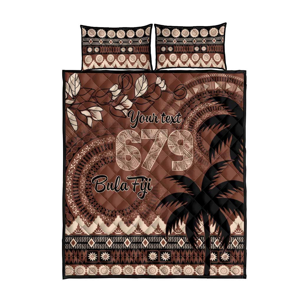 Personalised Bula Fiji 679 Quilt Bed Set Fijian Tagimoucia Masi Tapa Art LT9 - Polynesian Pride