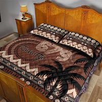 Personalised Bula Fiji 679 Quilt Bed Set Fijian Tagimoucia Masi Tapa Art LT9 - Polynesian Pride