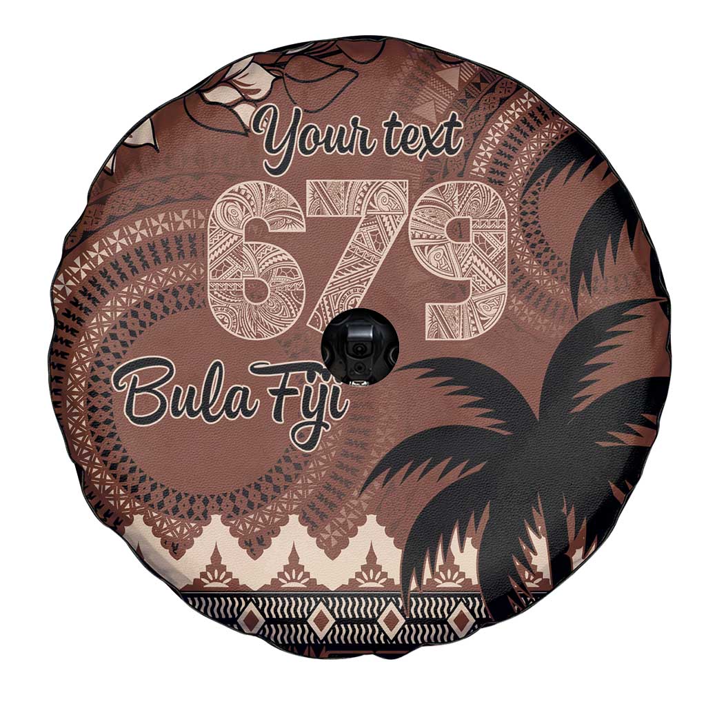 Personalised Bula Fiji 679 Spare Tire Cover Fijian Tagimoucia Masi Tapa Art LT9 - Polynesian Pride