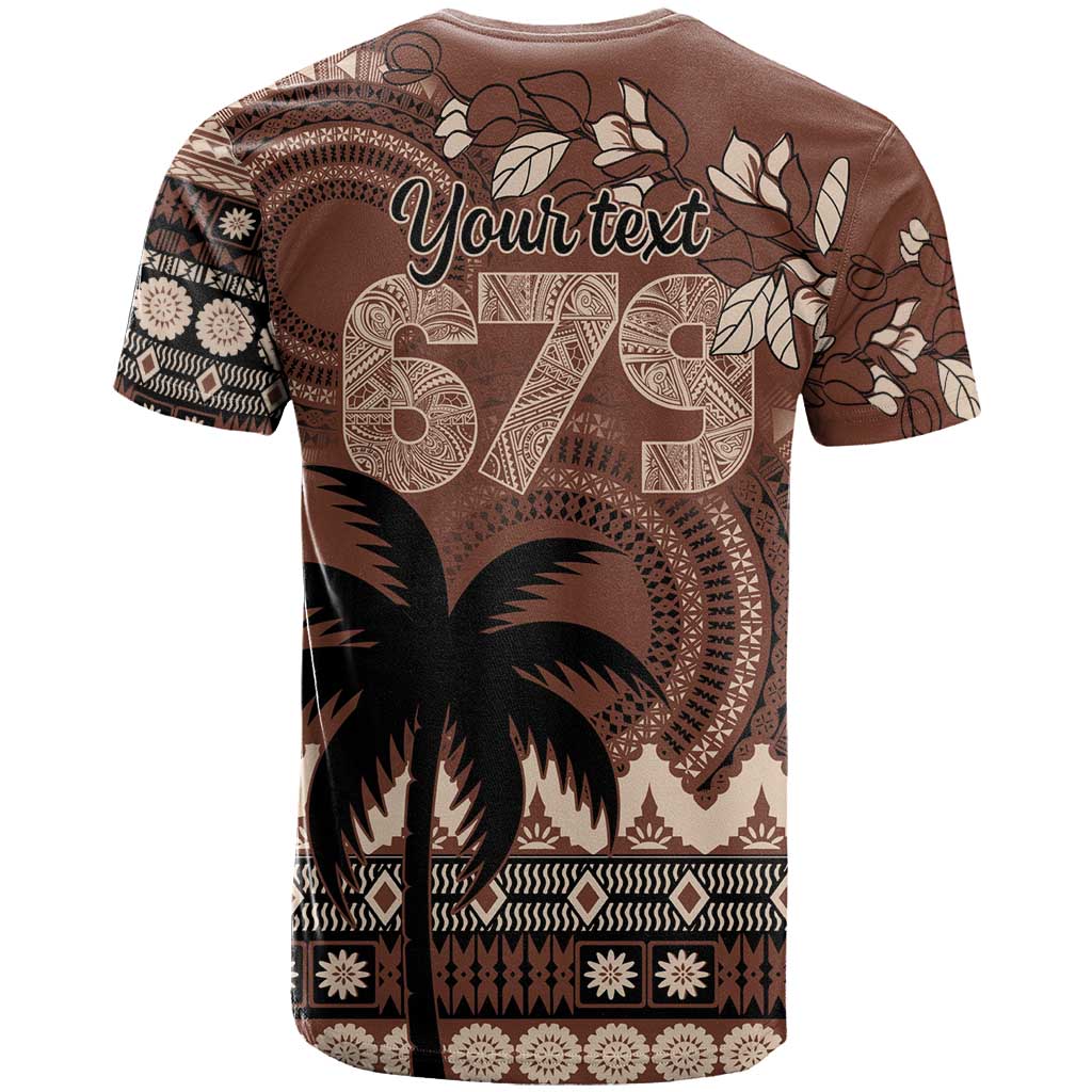 Personalised Bula Fiji 679 T Shirt Fijian Tagimoucia Masi Tapa Art LT9 - Polynesian Pride