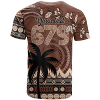 Personalised Bula Fiji 679 T Shirt Fijian Tagimoucia Masi Tapa Art LT9 - Polynesian Pride