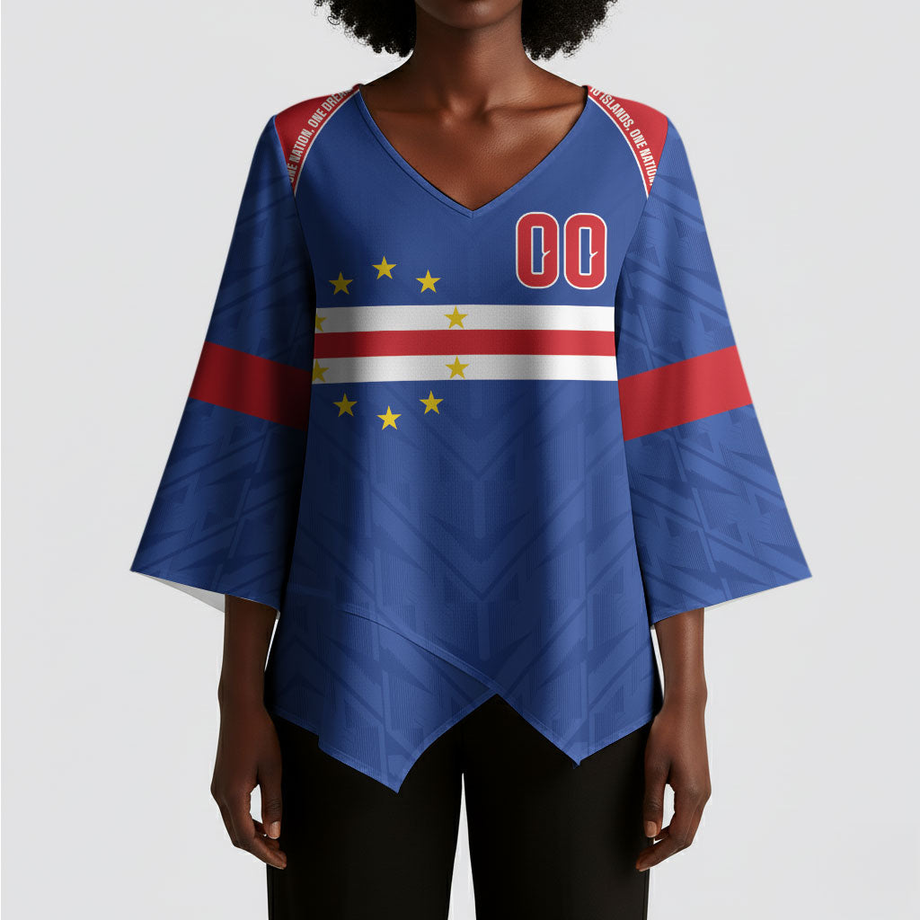 Cape Verde Atlantic Stars Custom Kimono Sleeve Blouse Football 2026 Supporter
