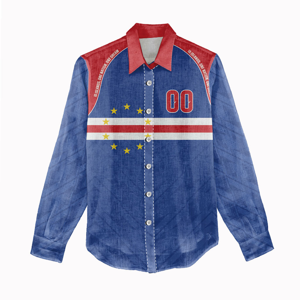 Cape Verde Atlantic Stars Custom Women Casual Shirt Football 2026 Supporter
