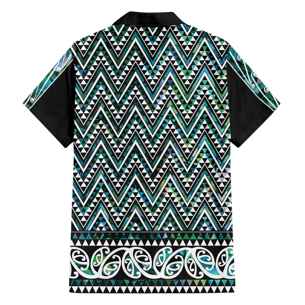 New Zealand Maori Niho Taniwha Family Matching Short Sleeve Bodycon Dress and Hawaiian Shirt Papua Shell - Mangopare Puhoro Pattern LT9 - Polynesian Pride