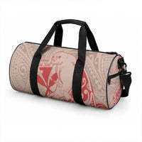 Hawaii Monk Seal and Map Duffle Bag Polynesian Kanaka Maoli Red Vibe LT9 - Polynesian Pride