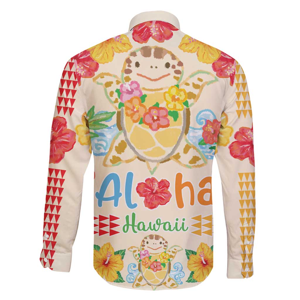 Kawaii Turtle Family Matching Mermaid Dress and Hawaiian Shirt Aloha Hibiscus Flowers LT9 - Polynesian Pride