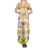Kawaii Turtle Family Matching Summer Maxi Dress and Hawaiian Shirt Aloha Hibiscus Flowers LT9 - Polynesian Pride