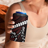 Polynesian Girl Tribal Tattoo 4 in 1 Can Cooler Tumbler Oxbood Vibe LT9 - Polynesian Pride