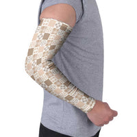 Hawaiian Palaka Quilt Pattern Arm Sleeves Hawaii Culture Bird of Paradise Exotic Motif LT9 - Polynesian Pride
