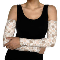 Hawaiian Palaka Quilt Pattern Arm Sleeves Hawaii Culture Bird of Paradise Exotic Motif LT9 - Polynesian Pride