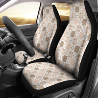 Hawaiian Palaka Quilt Pattern Car Seat Cover Hawaii Culture Bird of Paradise Exotic Motif LT9 - Polynesian Pride