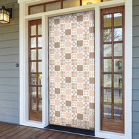 Hawaiian Palaka Quilt Pattern Door Cover Hawaii Culture Bird of Paradise Exotic Motif LT9 - Polynesian Pride