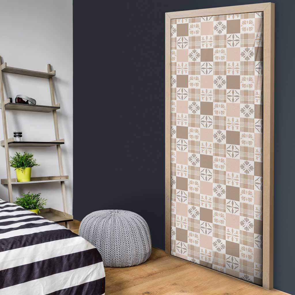 Hawaiian Palaka Quilt Pattern Door Cover Hawaii Culture Bird of Paradise Exotic Motif LT9 - Polynesian Pride