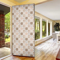 Hawaiian Palaka Quilt Pattern Door Cover Hawaii Culture Bird of Paradise Exotic Motif LT9 - Polynesian Pride