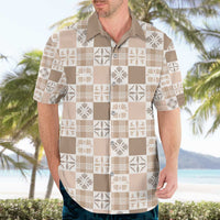 Hawaiian Palaka Quilt Pattern Hawaiian Shirt Hawaii Culture Bird of Paradise Exotic Motif LT9 - Polynesian Pride