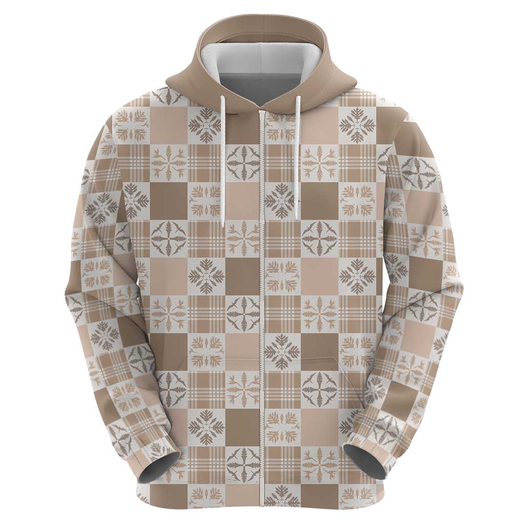 Hawaiian Palaka Quilt Pattern Hoodie Hawaii Culture Bird of Paradise Exotic Motif LT9 - Polynesian Pride