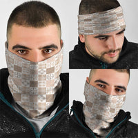 Hawaiian Palaka Quilt Pattern Neck Gaiter Hawaii Culture Bird of Paradise Exotic Motif LT9 - Polynesian Pride