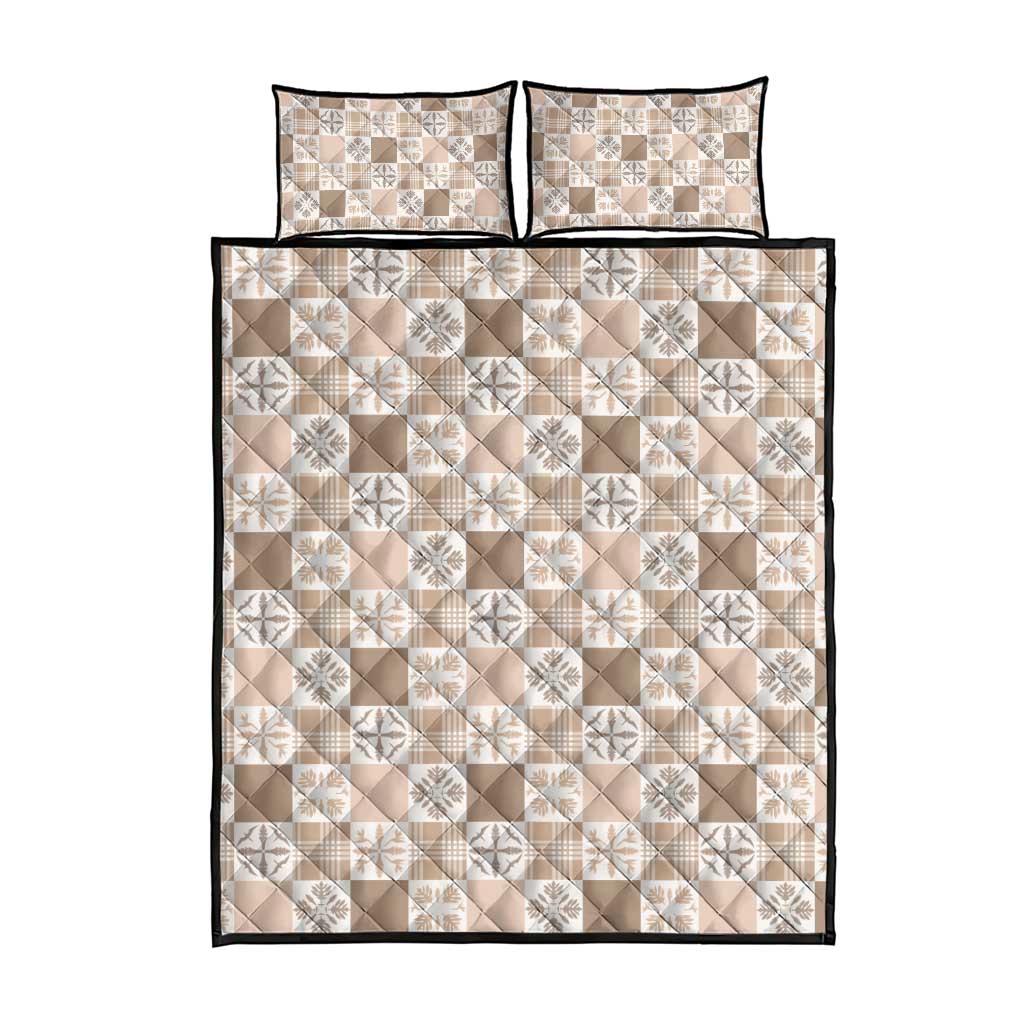 Hawaiian Palaka Quilt Pattern Quilt Bed Set Hawaii Culture Bird of Paradise Exotic Motif LT9 - Polynesian Pride