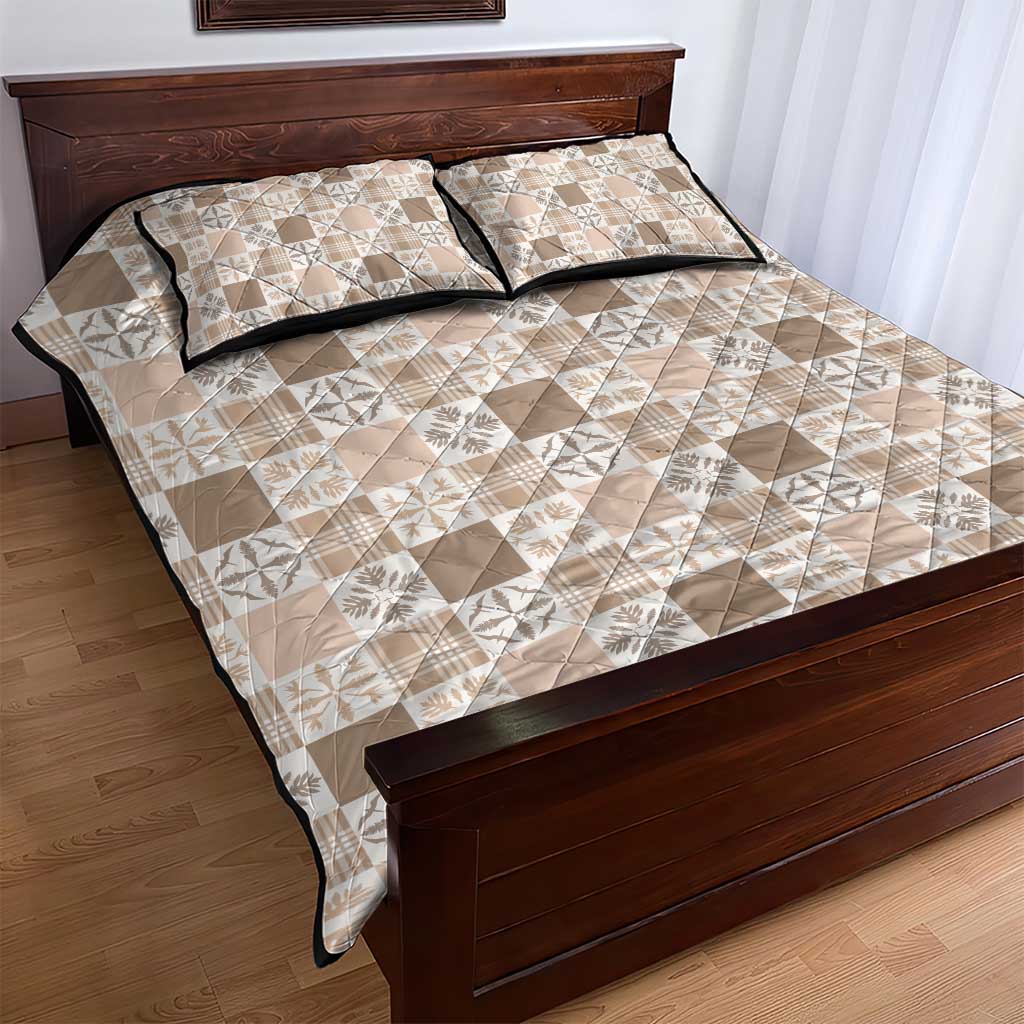 Hawaiian Palaka Quilt Pattern Quilt Bed Set Hawaii Culture Bird of Paradise Exotic Motif LT9 - Polynesian Pride