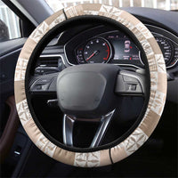 Hawaiian Palaka Quilt Pattern Steering Wheel Cover Hawaii Culture Bird of Paradise Exotic Motif LT9 - Polynesian Pride