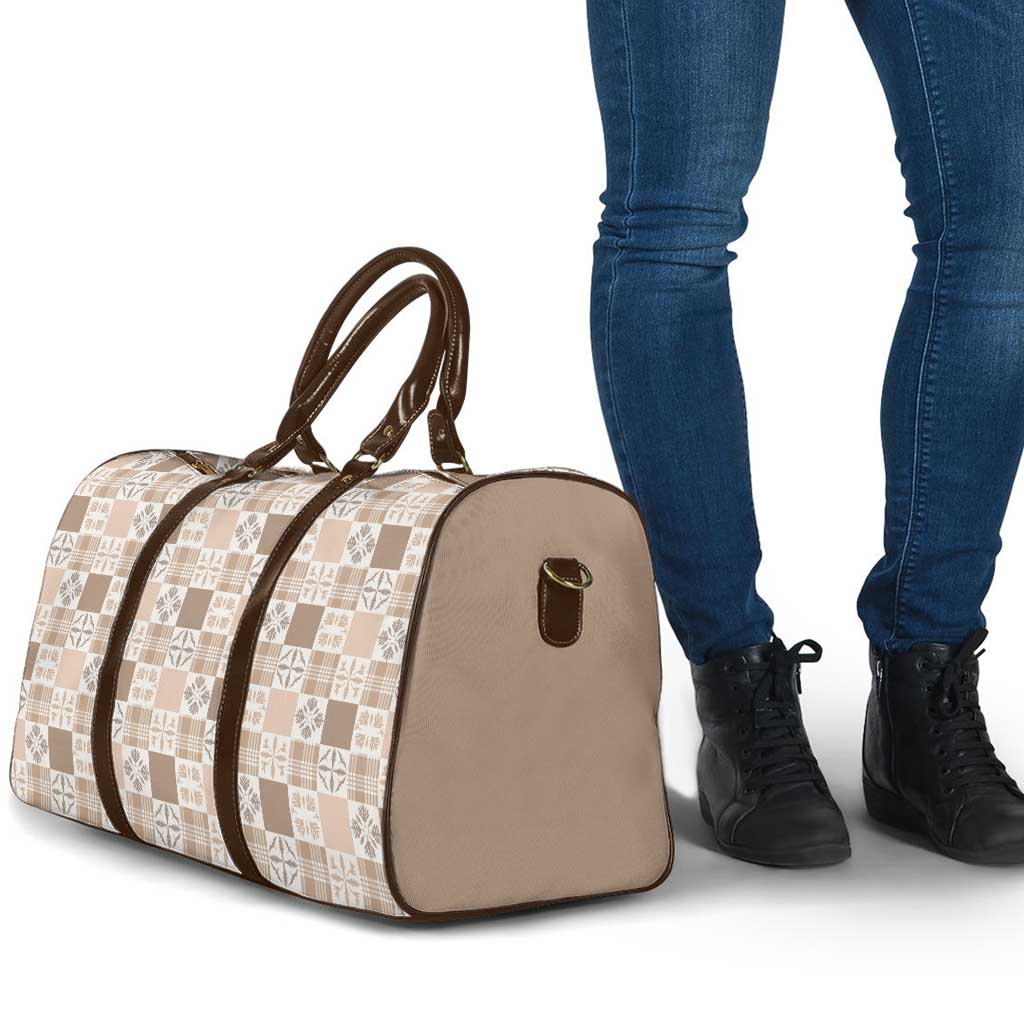 Hawaiian Palaka Quilt Pattern Travel Bag Hawaii Culture Bird of Paradise Exotic Motif LT9 - Polynesian Pride