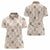 Hawaiian Palaka Quilt Pattern Women Polo Shirt Hawaii Culture Bird of Paradise Exotic Motif - Polynesian Pride