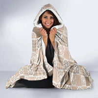 Hawaiian Palaka Quilt Pattern Hooded Blanket Hawaii Culture Honu Turtle - Polynesian Pride
