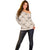 Hawaiian Palaka Quilt Pattern Off Shoulder Sweater Hawaii Culture Honu Turtle - Polynesian Pride