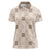 Hawaiian Palaka Quilt Pattern Women Polo Shirt Hawaii Culture Honu Turtle - Polynesian Pride