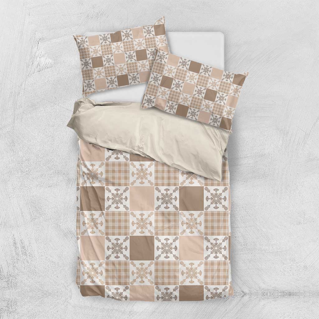 Hawaiian Palaka Quilt Pattern Bedding Set Hawaii Culture Pineapple - Polynesian Pride