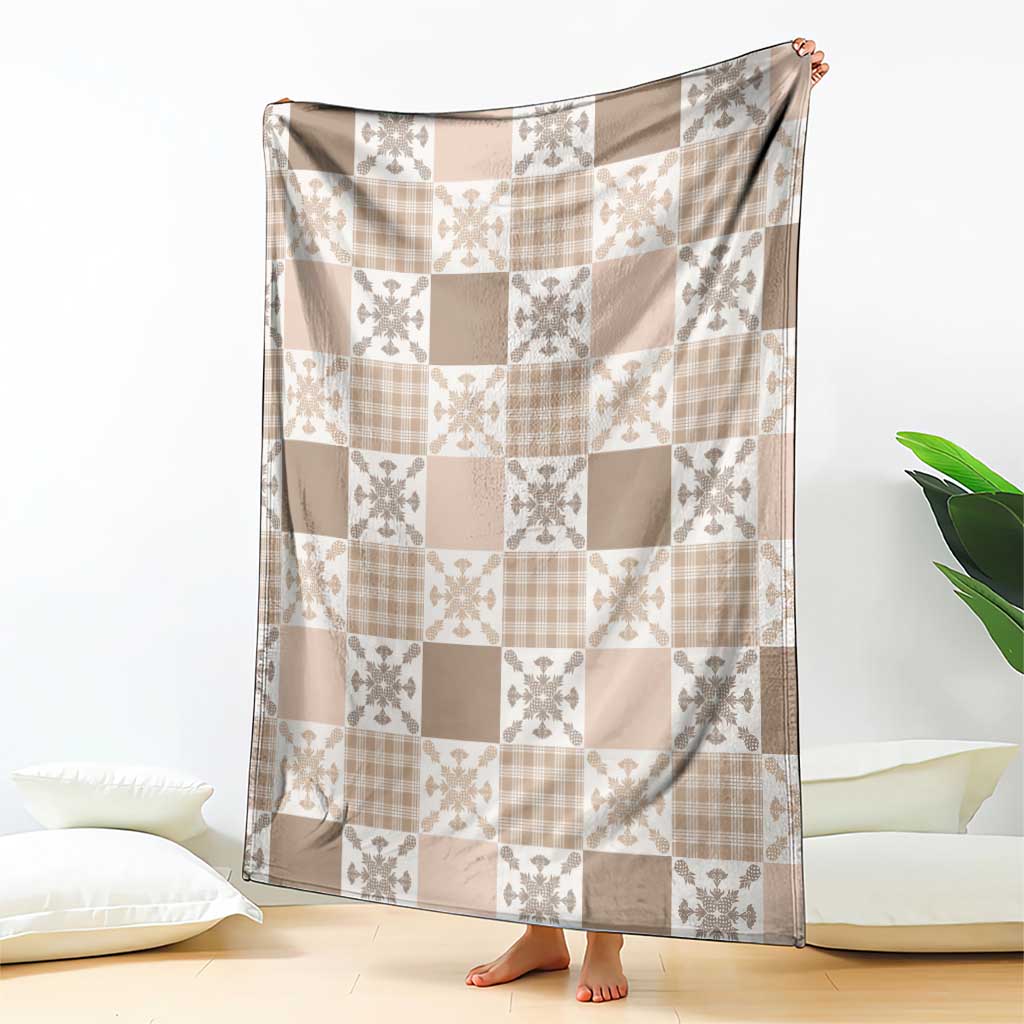 Hawaiian Palaka Quilt Pattern Blanket Hawaii Culture Pineapple - Polynesian Pride