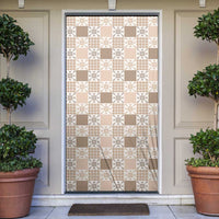 Hawaiian Palaka Quilt Pattern Door Cover Hawaii Culture Pineapple - Polynesian Pride