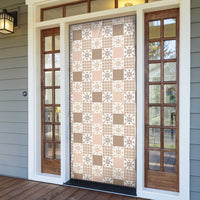 Hawaiian Palaka Quilt Pattern Door Cover Hawaii Culture Pineapple - Polynesian Pride