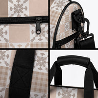 Hawaiian Palaka Quilt Pattern Duffle Bag Hawaii Culture Pineapple LT9 - Polynesian Pride