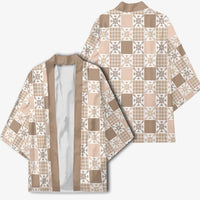 Hawaiian Palaka Quilt Pattern Kimono Hawaii Culture Pineapple - Polynesian Pride
