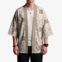 Hawaiian Palaka Quilt Pattern Kimono Hawaii Culture Pineapple - Polynesian Pride