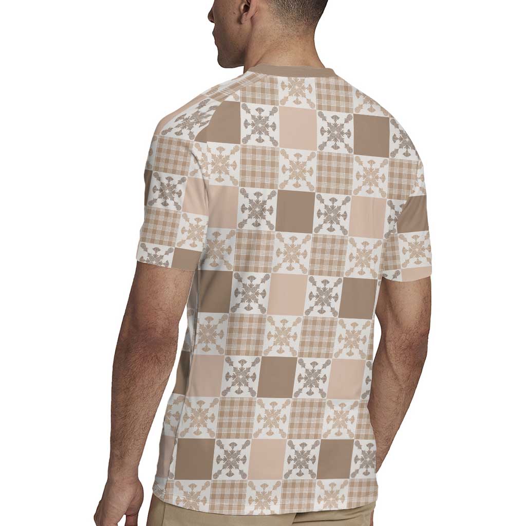 Hawaiian Palaka Quilt Pattern Rugby Jersey Hawaii Culture Pineapple LT9 - Polynesian Pride