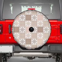 Hawaiian Palaka Quilt Pattern Spare Tire Cover Hawaii Culture Pineapple - Polynesian Pride