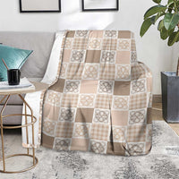 Hawaiian Palaka Quilt Pattern Blanket Hawaii Culture Tropical Flowers Mix - Polynesian Pride