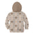 Hawaiian Palaka Quilt Pattern Kid Hoodie Hawaii Culture Tropical Flowers Mix - Polynesian Pride