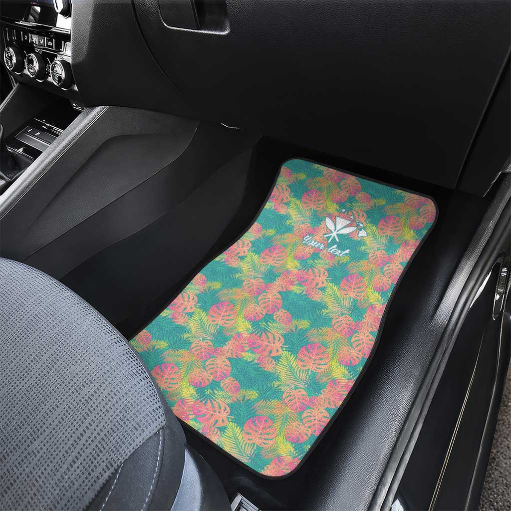 Seamless Hawaiian Quilt Pattern Car Mats Hawaii Culture Palm Leaf Tropical - Polynesian Pride