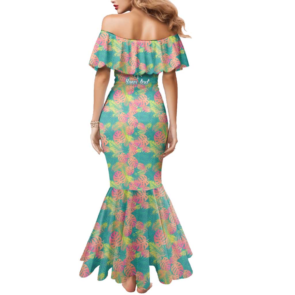Personalised Seamless Hawaiian Quilt Pattern Family Matching Mermaid Dress and Hawaiian Shirt Hawaii Culture Palm Leaf Tropical LT9 - Polynesian Pride