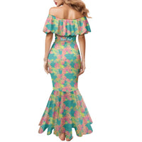Personalised Seamless Hawaiian Quilt Pattern Family Matching Mermaid Dress and Hawaiian Shirt Hawaii Culture Palm Leaf Tropical LT9 - Polynesian Pride