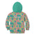 Seamless Hawaiian Quilt Pattern Kid Hoodie Hawaii Culture Palm Leaf Tropical - Polynesian Pride