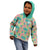 Seamless Hawaiian Quilt Pattern Kid Hoodie Hawaii Culture Palm Leaf Tropical - Polynesian Pride