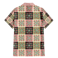 Seamless Pattern Pikake Lei Family Matching Mermaid Dress and Hawaiian Shirt Floral Squares Pikake LT9 - Polynesian Pride