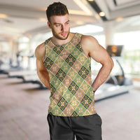 Seamless Pattern Puakenikeni and Kalo Men Tank Top - Polynesian Pride