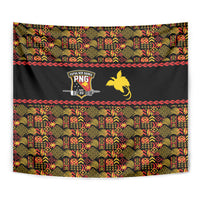 Papua New Guinea Kumuls Tapestry Bird of Paradise Black Version LT9 - Polynesian Pride