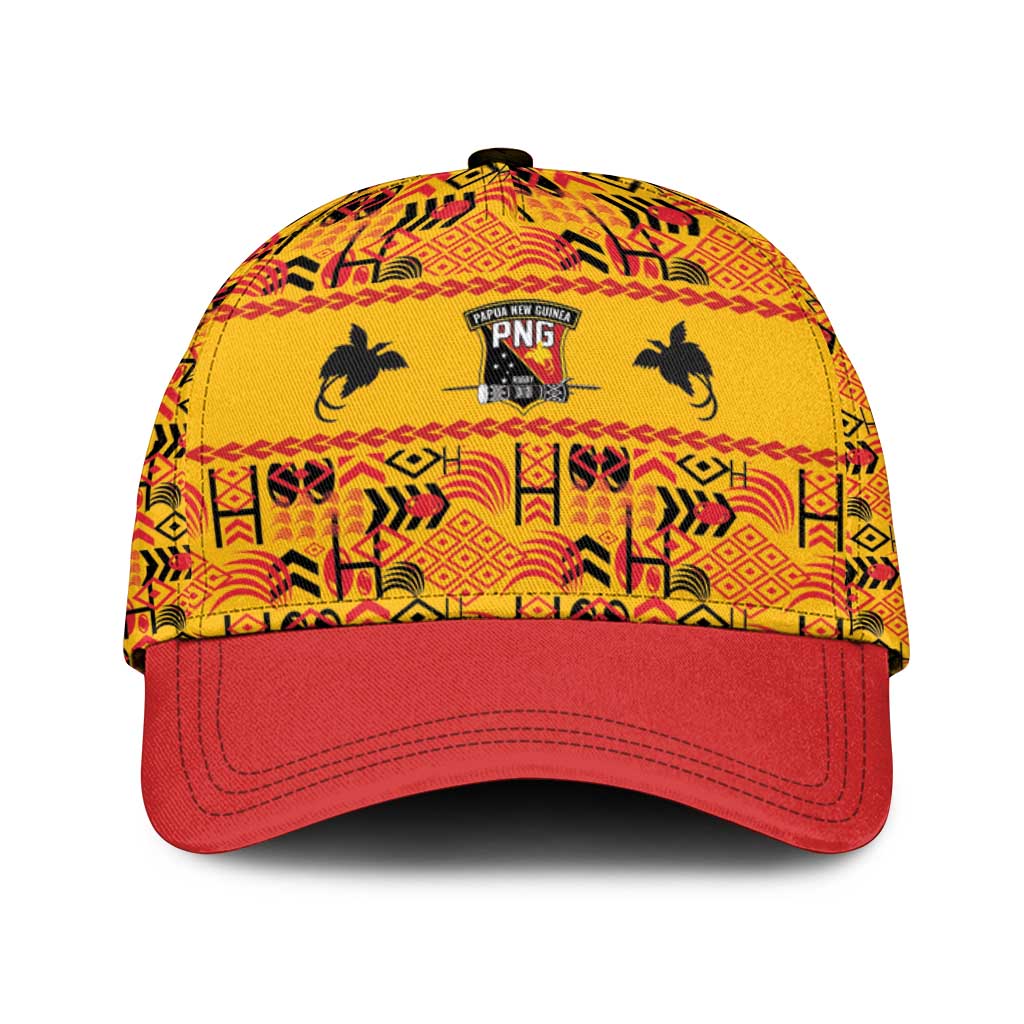 Papua New Guinea Kumuls Classic Cap Bird of Paradise Gold Version LT9 Universal Fit Gold - Polynesian Pride